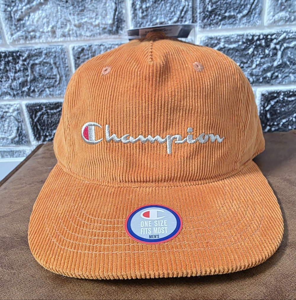 Champion Corduroy Baseball Cap - Orange